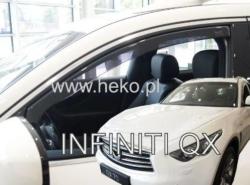 HEKO Infiniti FX II és QX 5 ajtós első szélterelő/légterelő 2009-től, 2 db-os készlet 21509