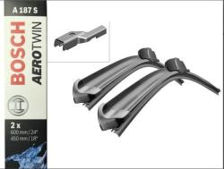 Bosch VW Volskwagen Caddy [2K], (2C), (SA) 2006 - 2017 első ablaktörlő lapát készlet, méretpontos, gyári csatlakozós, Bosch 3397007187 A187S