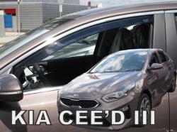 HEKO Kia Ceed 5 ajtós, Ferdehátú és SW, Kombi első légterelő, szélterelő 2018-tól, 2 db-os készlet 20182