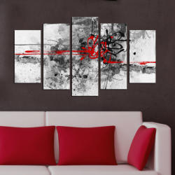 Wallity Set tablouri , Wallity , 110 x 60 , Abstract , multicolor (223CHR1918)