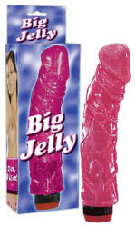  Nagy méretű zselés vibrátor Big Jelly Pink