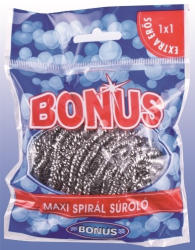 BONUS Inox Maxi spirál fém súroló, fémdörzsi 30g-os (B149)