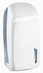 Mar Plast Linea SKIN hajtogatott toalettpapír adagoló fehér/átlátszó (A90901) - alphadenthigienia