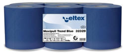 Celtex Maxipull Trend kék cellullóz, 2 réteg, 108m, 450 lap, 20x24cm, 6 tekercs/zsugor (32329)