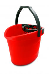 Bonus Felmosó vödör 18l + csavaró kosár (piros-gránit) (B739)