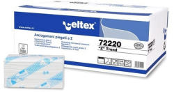 Celtex Z Trend hajtogatott kéztörlő cellulóz, 2 réteg, 20, 5x24cm, 25x150 lap (3750 lap) (72220) - alphadenthigienia