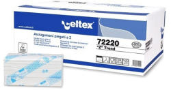 Celtex Z Trend hajtogatott kéztörlő cellulóz, 2 réteg, 20, 5x24cm, 25x150 lap (3750 lap) (72220)