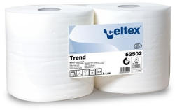 Celtex Trend ipari törlő cellulóz, 2 réteg, 272m, 800 lap, 26, 5x34cm, 2 tekercs/zsugor (52502) - alphadenthigienia