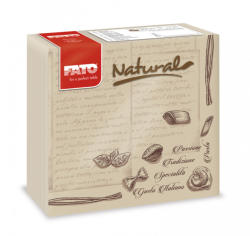 FATO Sztár szalvéta 2 rétegű 38x38cm NATURAL pasta 40 lap/csomag (82975600) - alphadenthigienia