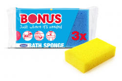 BONUS Fürdőszivacs 3 darabos (B057) - alphadenthigienia