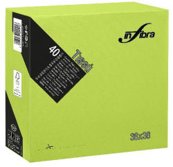 INFIBRA Szalvéta 38x38cm Almazöld 2 réteg 40 lap/csomag (I0881)