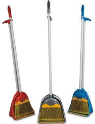 UCTEM PLAS Seprű+szemétlapát kék 110cm (AF202-B) - alphadenthigienia