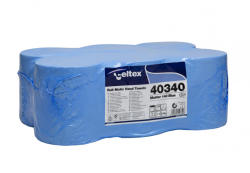 Celtex Master 140 tekerces kéztörlő cellulóz kék 2 réteg 140m 6 tekercs/zsugor (40340) - alphadenthigienia