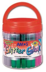 AMOS Csillámos ragasztó készlet 50x10, 5ml, vödörben (TRACR013) - wondex - 14 150 Ft