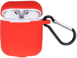 Piros szilikon Airpods 1/2 tartó - tokgalaxis