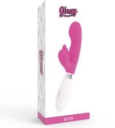 Glossy Elvis csiklókaros vibrátor - pink