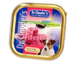 Dr.Clauder's Dog Tálkás Selected Meat Lazac&rizs 3x100g
