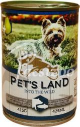 Pet's Land Pet S Land Dog Konzerv Sertés-hal Körtével 6x1240g