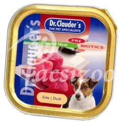 Dr.Clauder's Dog Tálkás Selected Meat Kacsa 3x100g