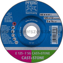 Pferd Tisztítókorong E 125-7 Sg Cast+stone (643303)