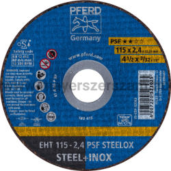 Pferd Vágókorong Eht 115-2, 4 Psf Steelox (523025)