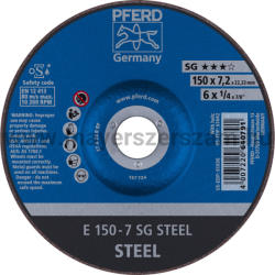 Pferd Tisztítókorong E 150-7 Sg Steel (640791)