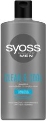Syoss Șampon cu mentol pentru păr normal și gras - Syoss Men Cool & Clean Shampoo 440 ml