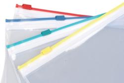 CENTRUM Plic plastic ziplock, 225 x 125 mm, transparent, diverse culori, Centrum 80027 (80027)