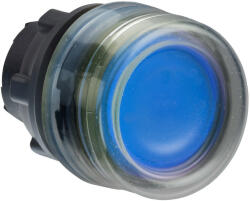 Schneider Electric Schneider ZB5AW563 Harmony műanyag világító nyomógomb fej, Ø22, védősapkás, beépített LED-hez, kék (ZB5AW563)