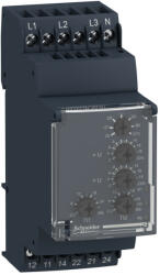 Schneider Electric Schneider RM35UB3N30 Zelio Control háromfázisú feszültségfigyelő relé, 3f, 1+1CO, 5A, 120…277VAC (RM35UB3N30)