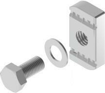 BAKS 650451 SRM8x25 Csavar C sínhez M8x25 mm csúszóanyával (650451)