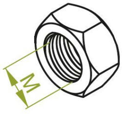 BAKS 650144 NSM8 Anya M8 DIN 934 (650144)