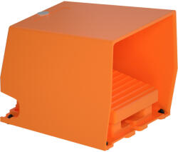 Schneider Electric Schneider XPER310 Harmony XPE lábkapcsoló, 1 fokozatú, 1NO+1NC, védőtetővel, fém, narancssárga (XPER310)