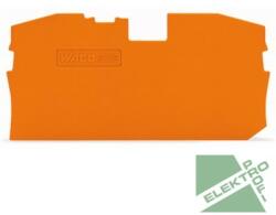WAGO 2016-1292 Vég- és válaszlap sorkapocshoz, 1 mm vastag, narancssárga (2016-1292)