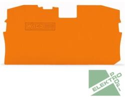WAGO 2010-1292 Vég- és válaszlap sorkapocshoz, 1 mm vastag, narancssárga (2010-1292)