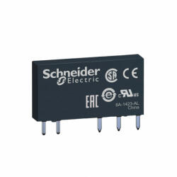 Schneider Electric Schneider RSL1GB4BD Zelio RSL sorkapocs relé, 1CO, 6A, 24VDC, kis kapacitású (RSL1GB4BD)