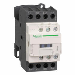 Schneider Electric Schneider LC1DT40E7 AC mágneskapcsoló, 40A (AC1), csavaros csatlakozású, 4Z pólus (LC1DT40E7)