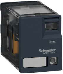 Schneider Electric Schneider RXM4AB3B7 Zelio RXM miniatűr relé, 4CO, 6A, 24VAC, LED (RXM4AB3B7)