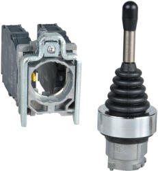 Schneider Electric Schneider XD4PA14 Harmony XD4 fém joystick, Ø22, 4 irányú, irányonként 1NO, csavaros csatlakozó (XD4PA14)