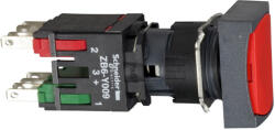 Schneider Electric Schneider XB6DA45B Harmony XB6 Ø16 komplett nyomógomb, piros (XB6DA45B)