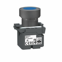 Schneider Electric Schneider ZB5RTA6 Harmony vezeték nélküli komplett műanyag nyomógomb, Ø22, vevő nélkül, kék (ZB5RTA6)
