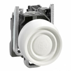 Schneider Electric Schneider XB4BPS11EX Harmony ATEX D komplett nyomógomb, Ø22, fém, 1NO, fehér, színes védőspkával (XB4BPS11EX)