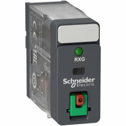 Schneider Electric Schneider RXG12B7 Zelio RXG Interfész relé, 1CO, 10A, 24VAC, tesztgomb, LED (RXG12B7)