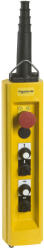 Schneider Electric Schneider XACB4933 Harmony XACB 4 nyomógomb, mechanikus retesz, 3 pólus, +vészgomb, 3kW (XACB4933)