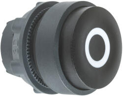 Schneider Electric Schneider ZB5AL232 Harmony műanyag nyomógomb fej, Ø22, kiemelkedő, fekete, "O (ZB5AL232)