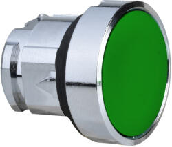 Schneider Electric Schneider ZB4BP38 Harmony fém nyomógomb fej, Ø22, visszatérő, gumisapkás, betehető címke, zöld (ZB4BP38)