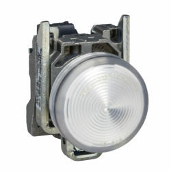 Schneider Electric Schneider XB4BVM1EX Harmony ATEX D komplett LED jelzőlámpa, Ø22, fém, fehér, 240VAC (XB4BVM1EX)