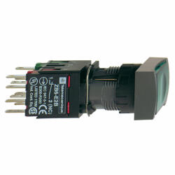Schneider Electric Schneider XB6DW3B1B Harmony XB6 Ø16 komplett világító nyomógomb, zöld N/O (XB6DW3B1B)
