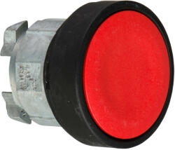 Schneider Electric Schneider ZB4BA47 Harmony fém nyomógomb fej, Ø22, visszatérő, piros, fekete perem (ZB4BA47)