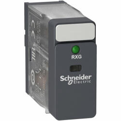 Schneider Electric Schneider RXG13B7 Zelio RXG Interfész relé, 1CO, 10A, 24VAC, LED (RXG13B7)